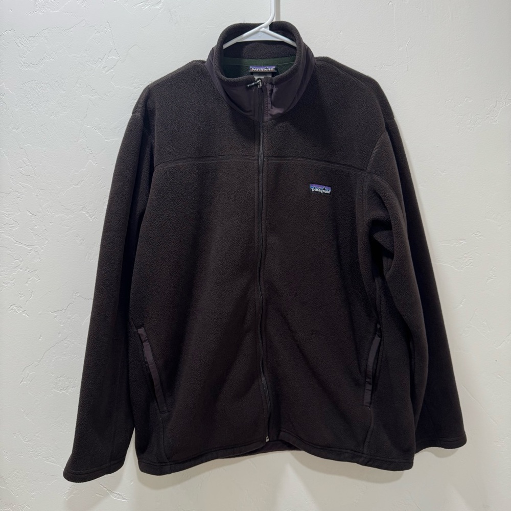 Patagonia Men's XXL Synchilla® Windproof Jacket Chocolate Dark Brown Style 27465